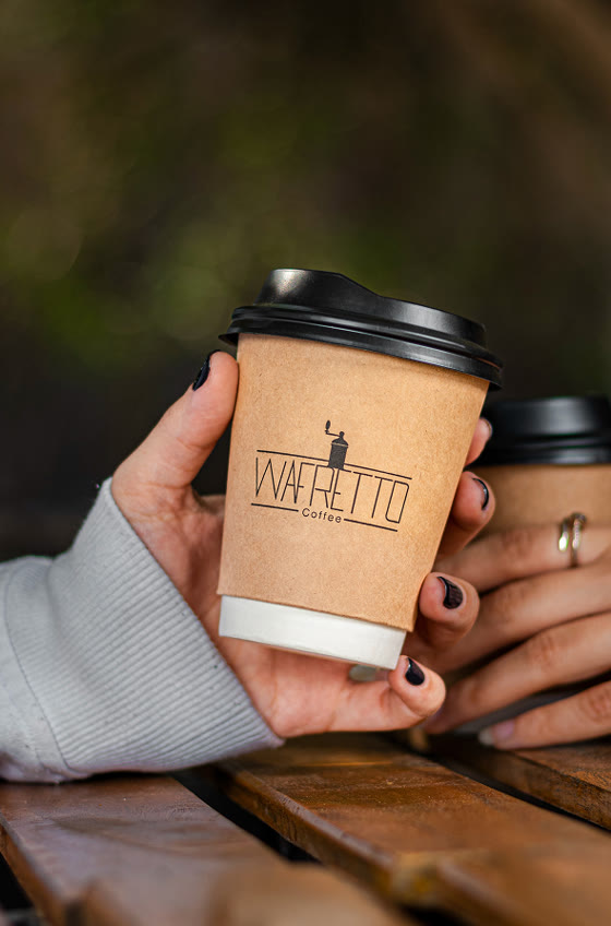 Waffreto takeaway coffee